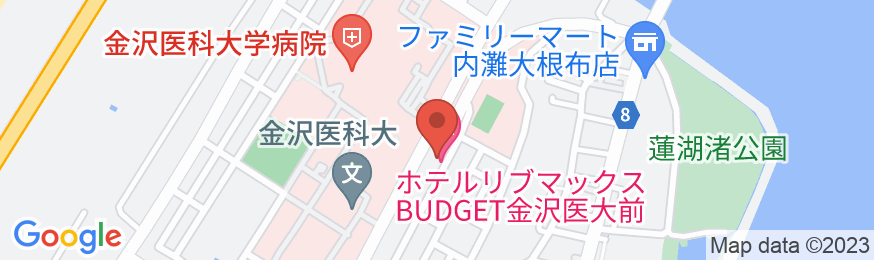 ホテルリブマックスBUDGET金沢医大前の地図