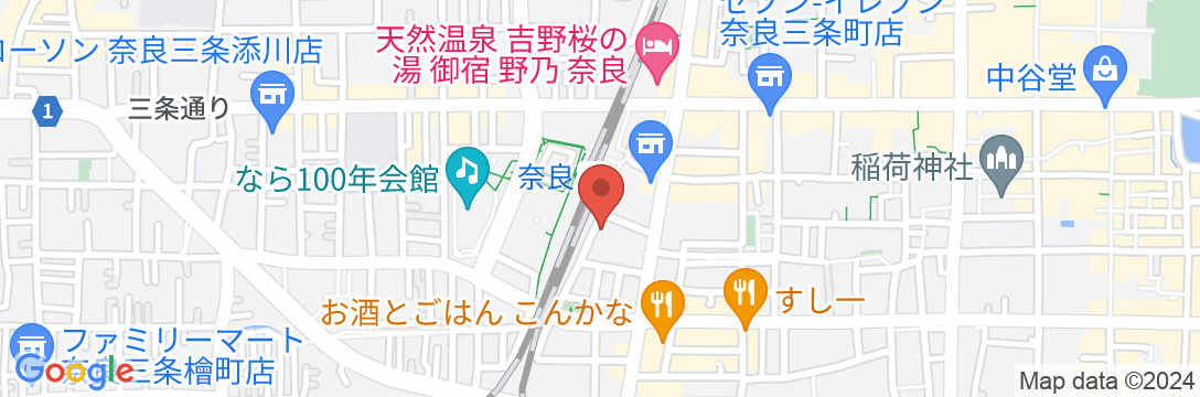 ABホテル奈良の地図