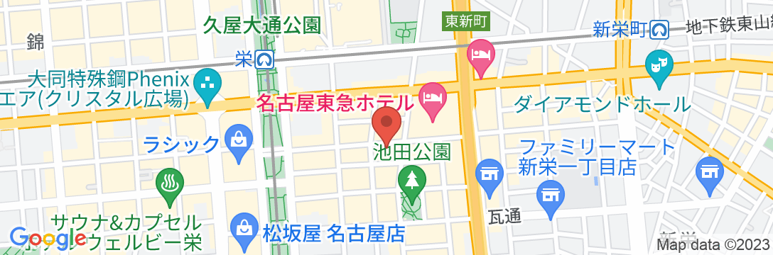 スマイルホテル名古屋栄の地図