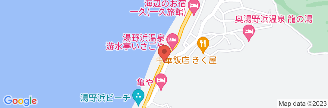 海辺の宿 都屋の地図
