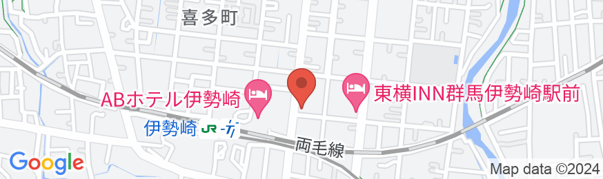 伊勢崎ステーションホテルの地図