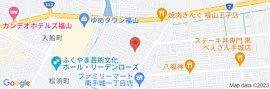 福山ロイヤルホテルの地図