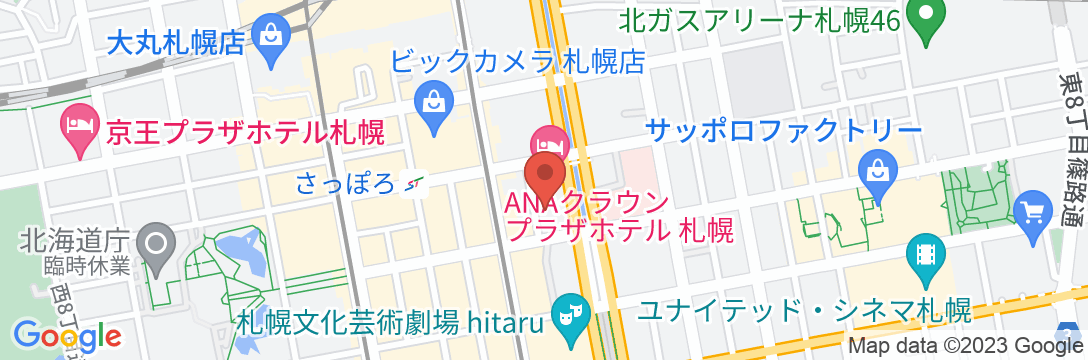 JRイン札幌駅南口の地図