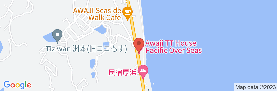 AWAJI TT HOUSE II ～PACIFIC OVER SEAS～ <淡路島>の地図