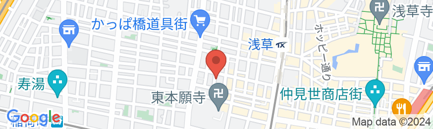 GUEST HOUSE 田家の地図