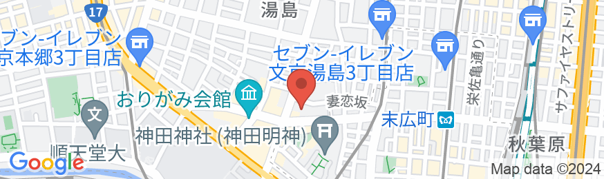 アパホテル〈御茶ノ水駅北〉の地図