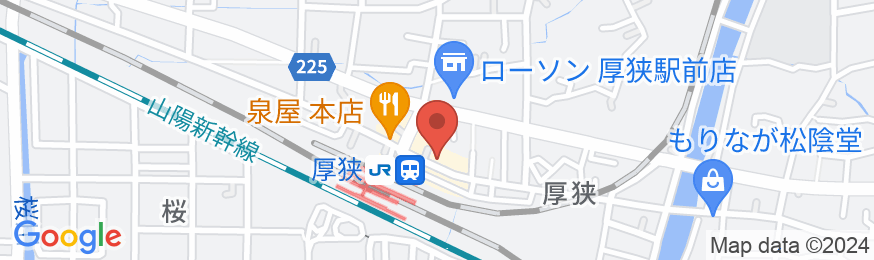 エクストールイン山陽小野田厚狭駅前の地図