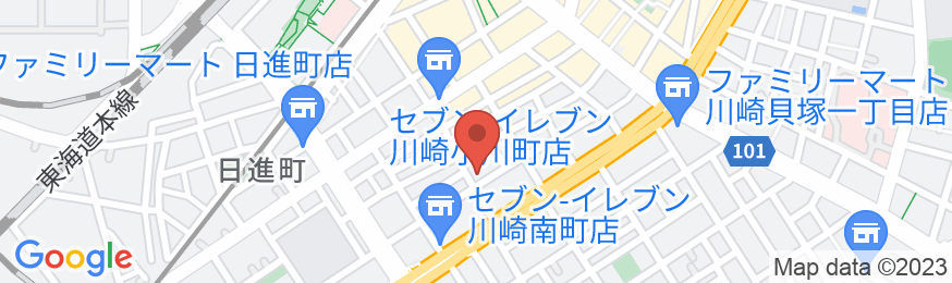 スカイハートホテル川崎の地図