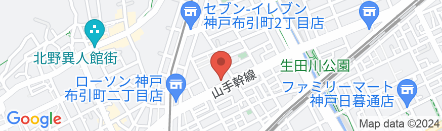 天然温泉 神戸クアハウスの地図