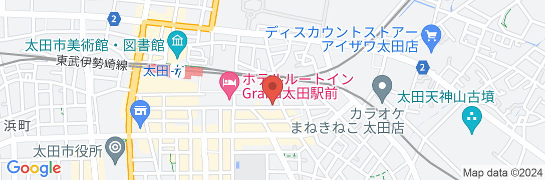 太田グランドホテルの地図