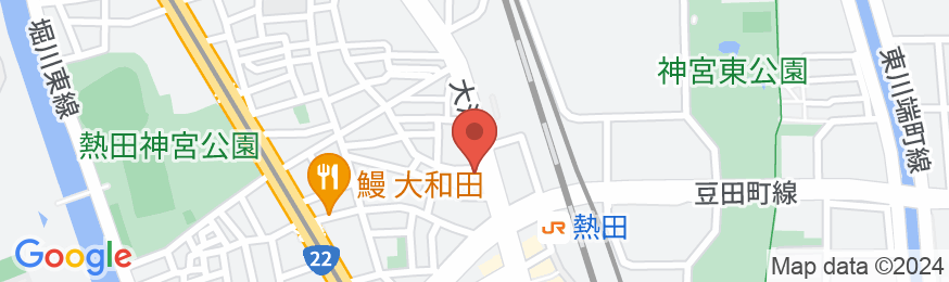 熱田の杜ホテル深翠苑(しんすいえん)の地図