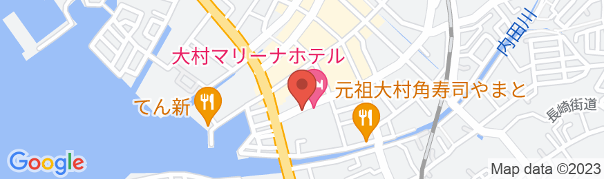大村マリーナホテルの地図