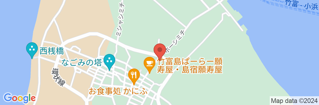 島宿 願寿屋 <竹富島>の地図