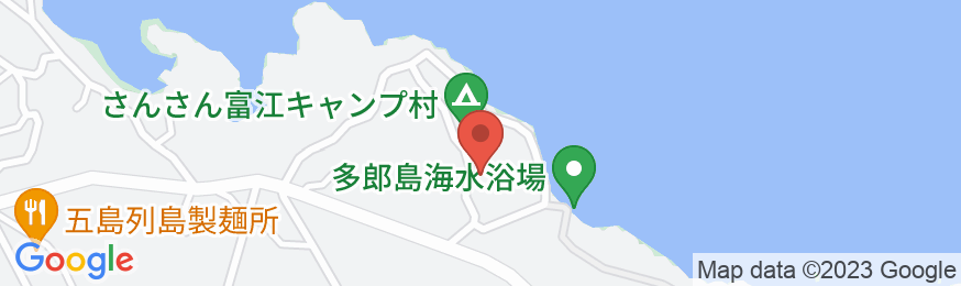 さんさん富江キャンプ村 <五島・福江島>の地図
