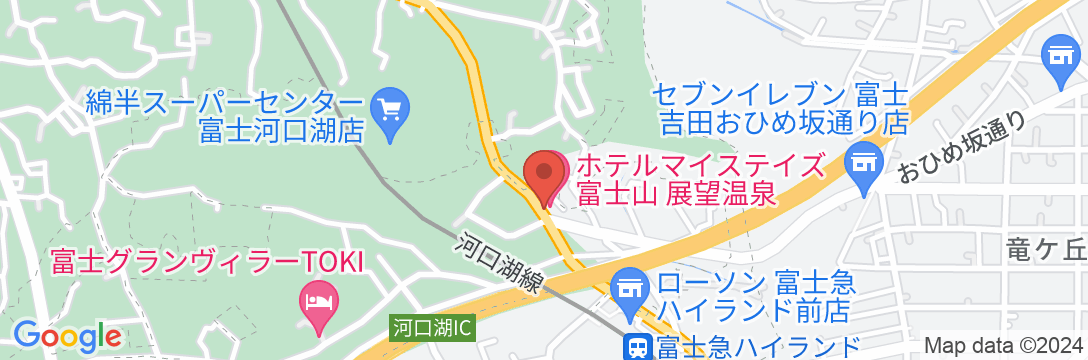 ホテルマイステイズ富士山 展望温泉の地図