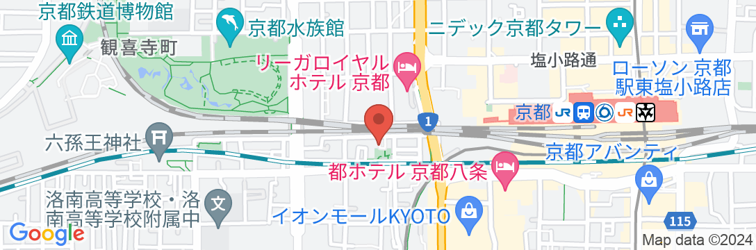 お宿 京都駅IIの地図