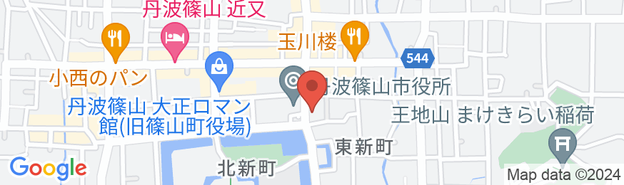 篠山観光ホテルの地図