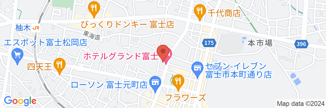 ホテルグランド富士の地図