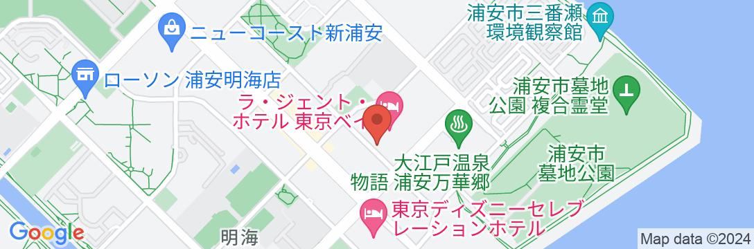 ラ・ジェント・ホテル東京ベイの地図