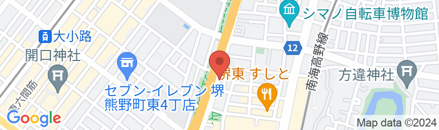 ザ・ベース・堺東・アパートメントホテルの地図