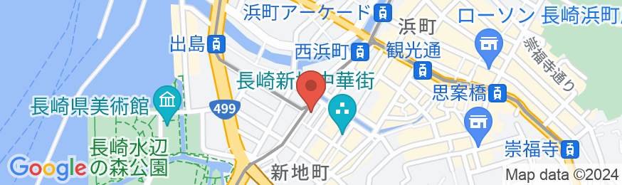 長崎バスターミナルホテルの地図