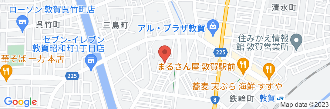 ビジネスホテル水仙の地図