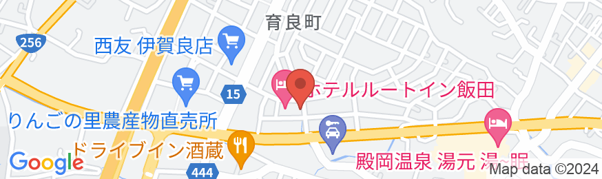 ホテルルートイン飯田の地図