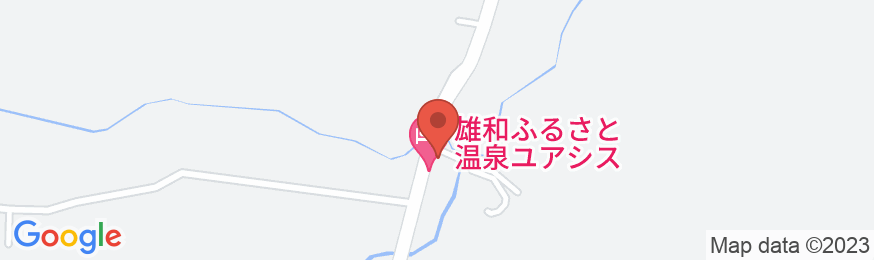 秋田市雄和ふるさと温泉 ユアシスの地図