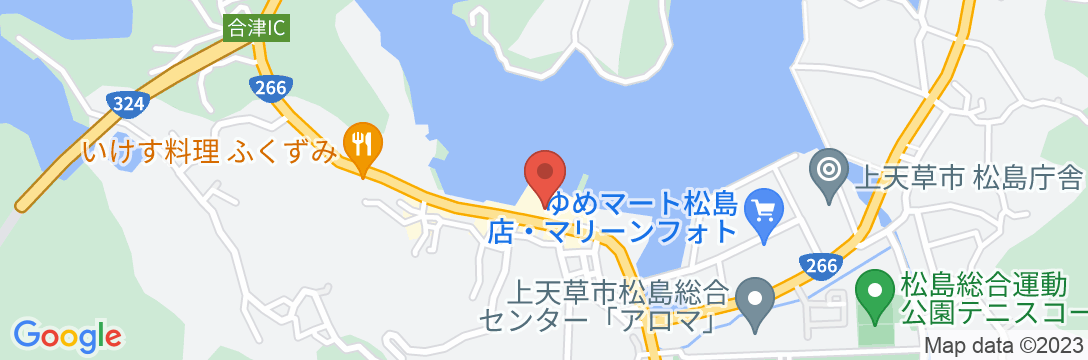松島温泉 旅館天松の地図