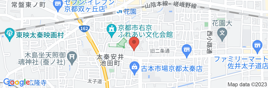 京都ゲストハウスmeguriの地図