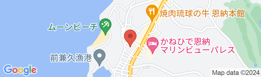 ホテル コンドミニアム 土花土花の地図
