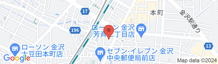金沢シティホテルの地図