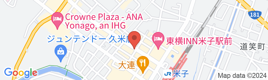 ホテルアルファーワン米子の地図