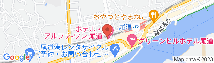 ホテルアルファーワン尾道の地図