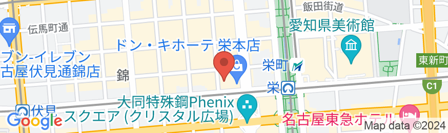 名古屋栄グリーンホテルの地図