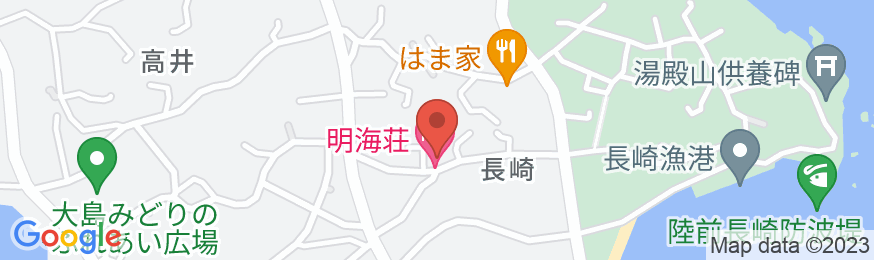 島の宿 気仙沼大島 旅館 明海荘の地図
