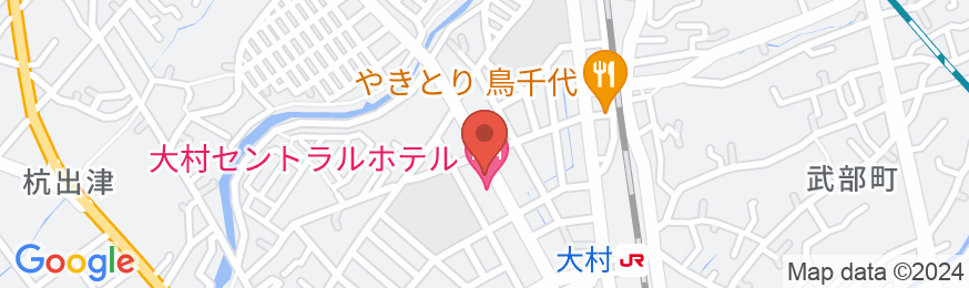 大村セントラルホテルの地図
