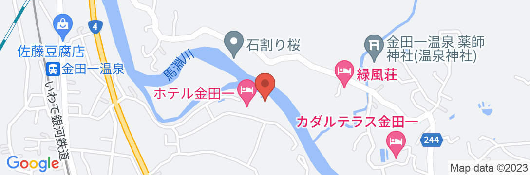 ホテル金田一の地図