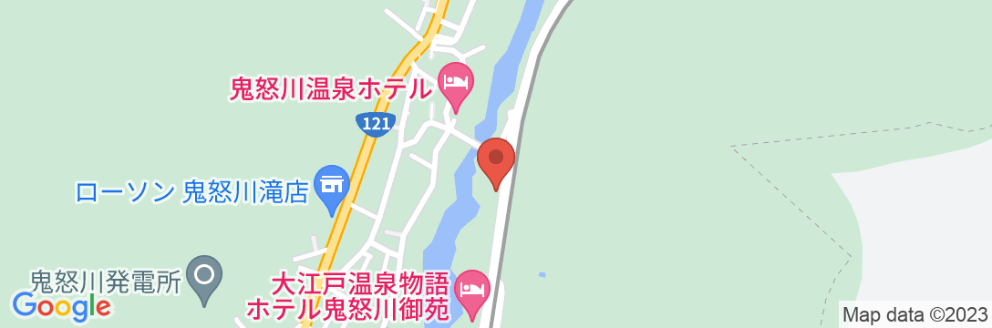 ホテル日光・鬼怒川インみやさき(ゆば御膳みやざき)の地図