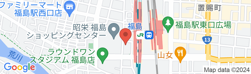 アパホテル〈福島駅前〉の地図