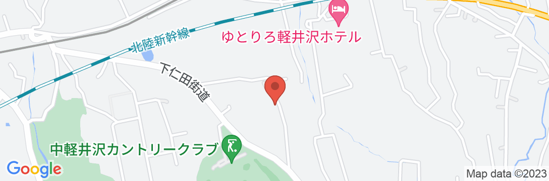 フォレストガーデン軽井沢ラ トピアリーの地図
