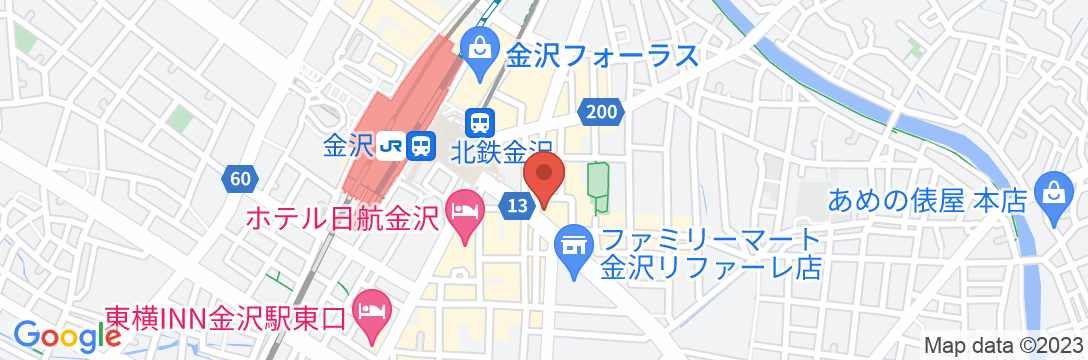 Blue Hour Kanazawaの地図