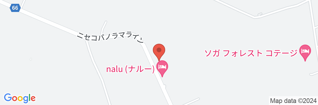 niseko guesthouse nalu.の地図