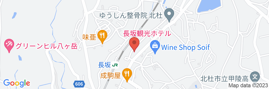 長坂観光ホテルの地図