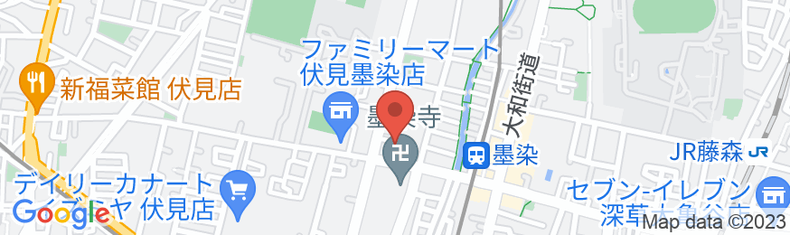 京と家 月の湯別邸の地図