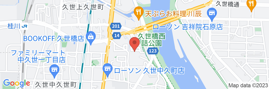 FUNHOUSE_桂川の地図