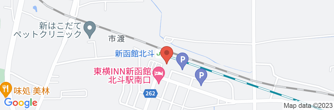 ホテル・ラ・ジェント・プラザ函館北斗の地図