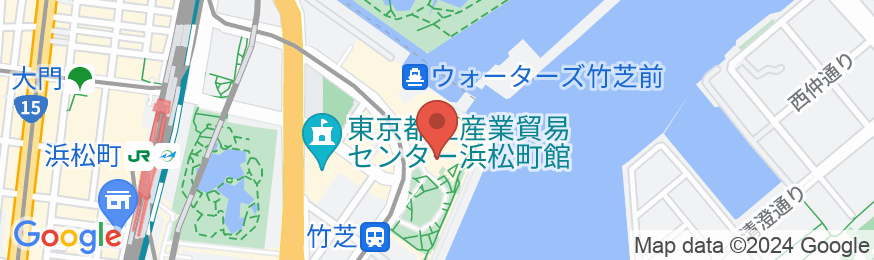 ベイサイドホテルアジュール竹芝・浜松町の地図