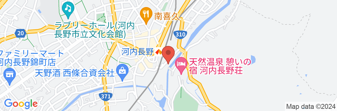 おばな旅館 富貴亭の地図