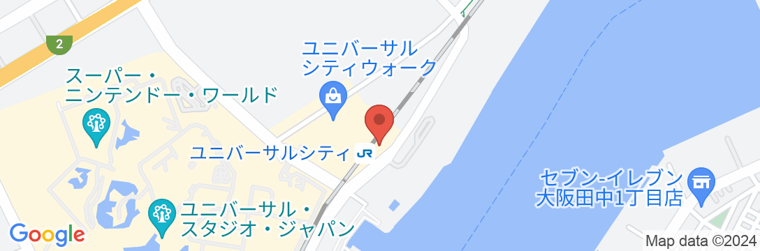 ザ シンギュラリホテル & スカイスパ アット ユニバーサル・スタジオ・ジャパンの地図